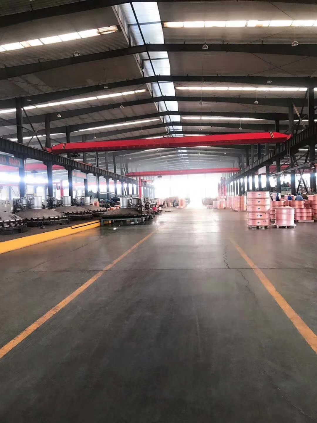 銅管生產(chǎn)現場(chǎng)-盤(pán)管退火、包裝區